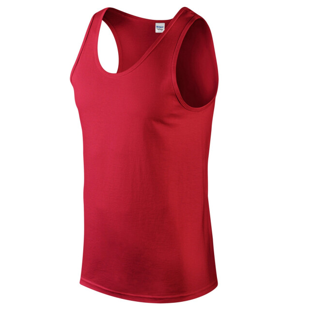 Gildan Heren softstyle tanktop UTFK2251_red large