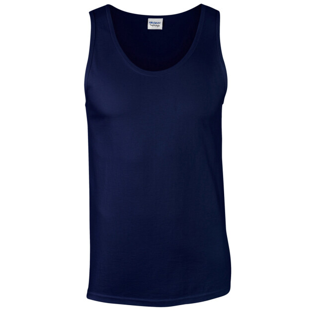 Gildan Heren softstyle tanktop UTFK2251_navy large