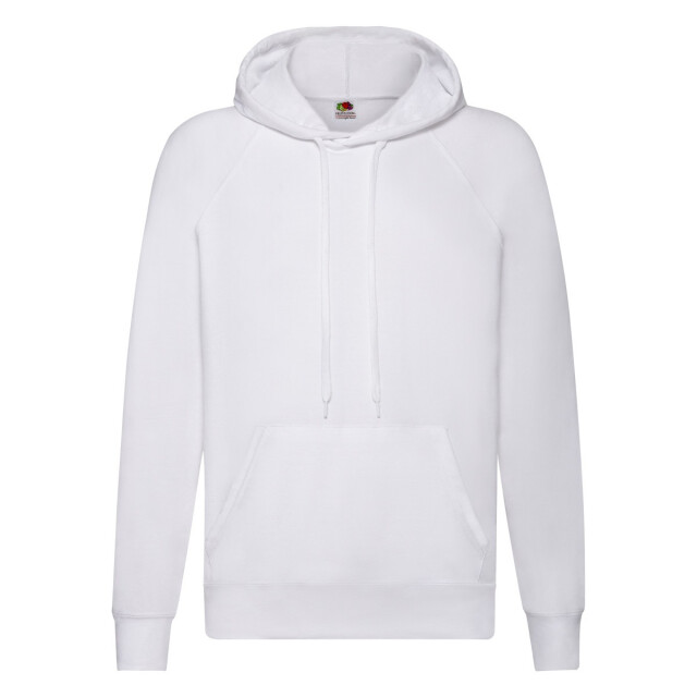 Fruit of the Loom Heren lichtgewicht pullover hoodie UTFK2245_white large