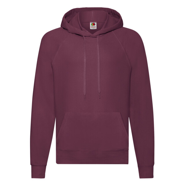 Fruit of the Loom Heren lichtgewicht pullover hoodie UTFK2245_burgundy large