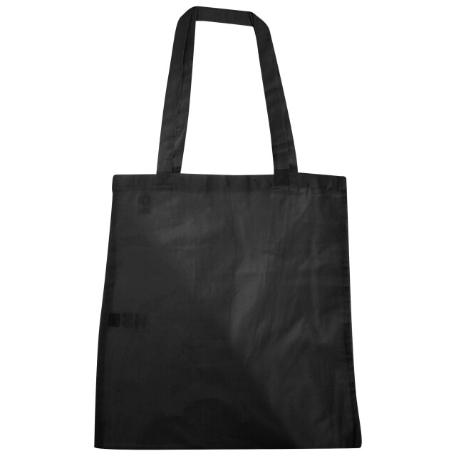 Jassz Populaire organic cotton long handle tote/shopper bag UTFK239_black large