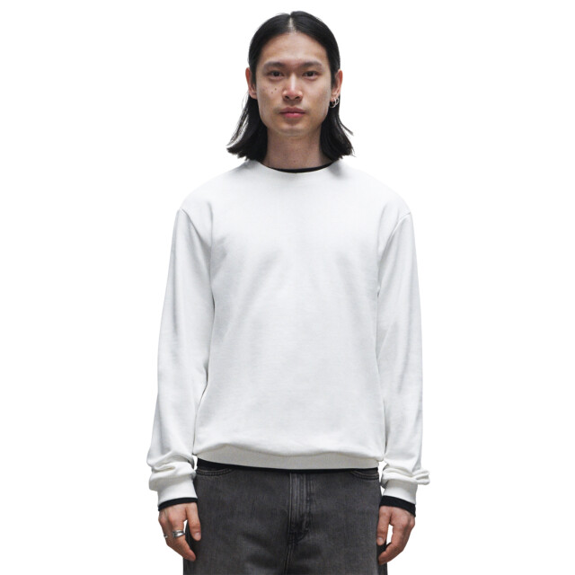True Blanks Heren regular sweatshirt UTFK2226_offwhite large