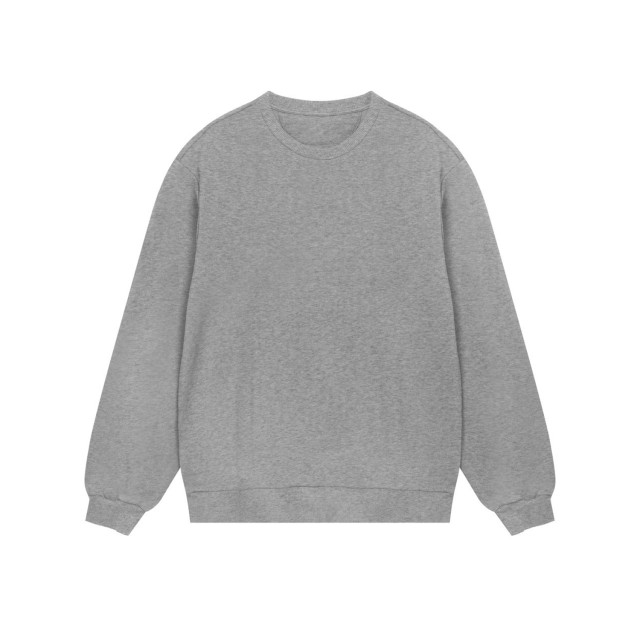 True Blanks Heren regular sweatshirt UTFK2226_greymelange large