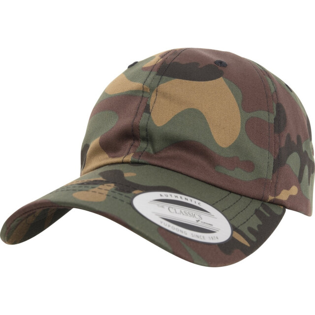 Yupoong Camo katoen twill laag profiel baseball cap UTFK2319_green large