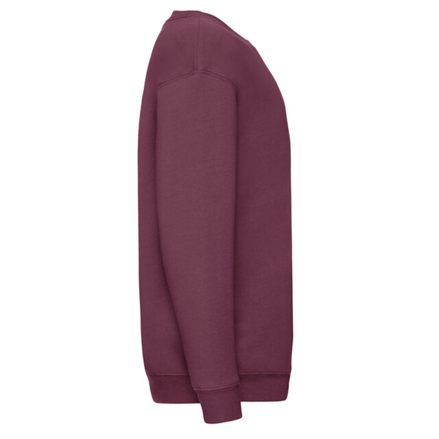 Fruit of the Loom Kinder/kids premium sweatshirt met inzetstuk UTFK2320_burgundy large