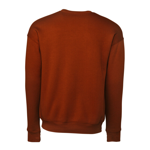 Bella + Canvas Unisex volwassen drop shoulder fleece top UTFK2143_brick large