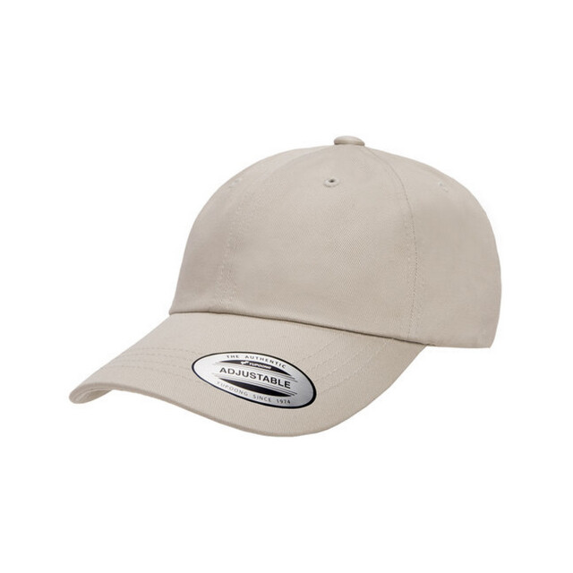 Yupoong Klassieke katoenen keperstof met laag profiel honkbalpet UTFK2311_stone large