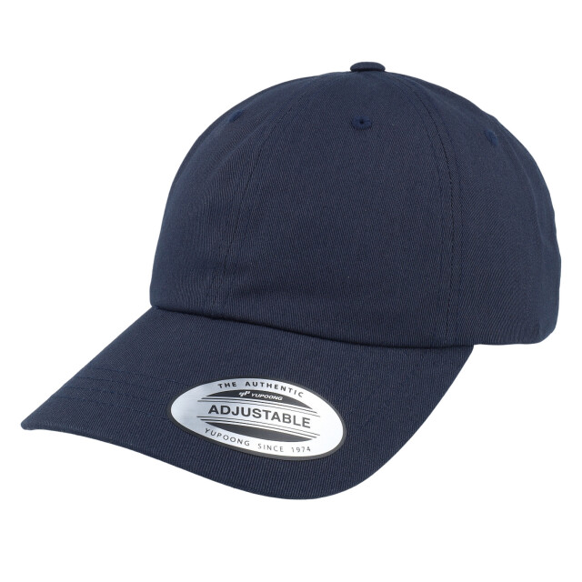 Yupoong Klassieke katoenen keperstof met laag profiel honkbalpet UTFK2311_darknavy large
