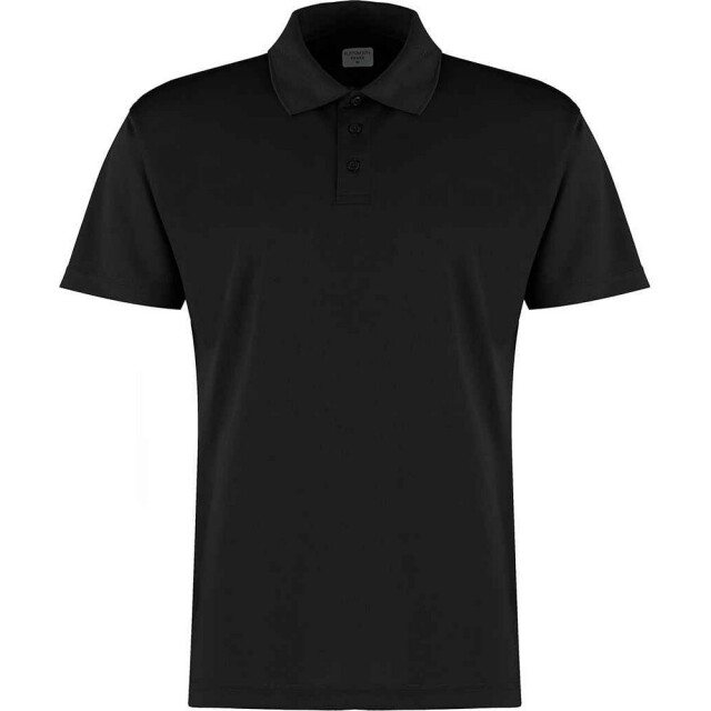 Kustom Kit Heren cooltex plus micromesh regular poloshirt UTFK2114_black large