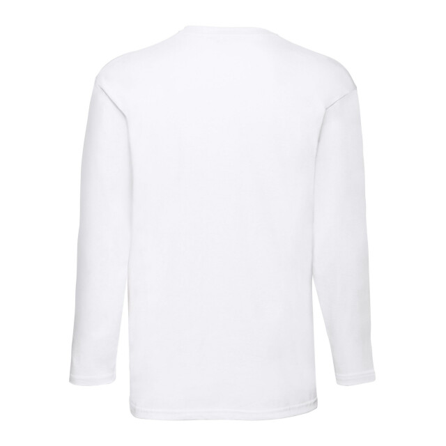 Fruit of the Loom Heren valueweight t-shirt met lange mouwen UTFK2119_white large