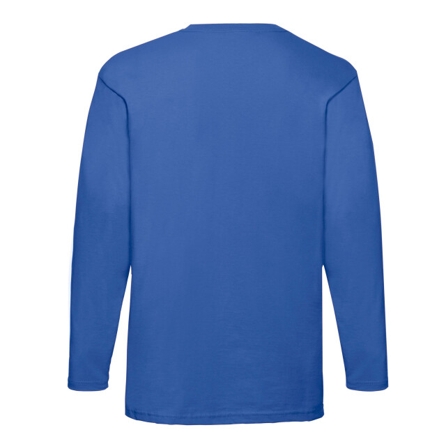 Fruit of the Loom Heren valueweight t-shirt met lange mouwen UTFK2119_royalblue large