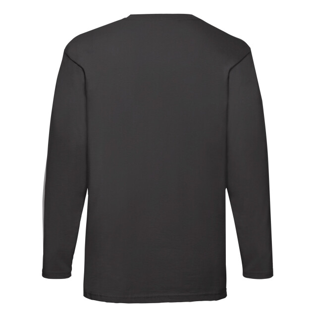 Fruit of the Loom Heren valueweight t-shirt met lange mouwen UTFK2119_black large