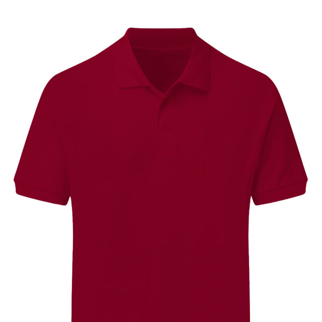 SG Heren katoenen polo shirt UTFK2300_burgundy large
