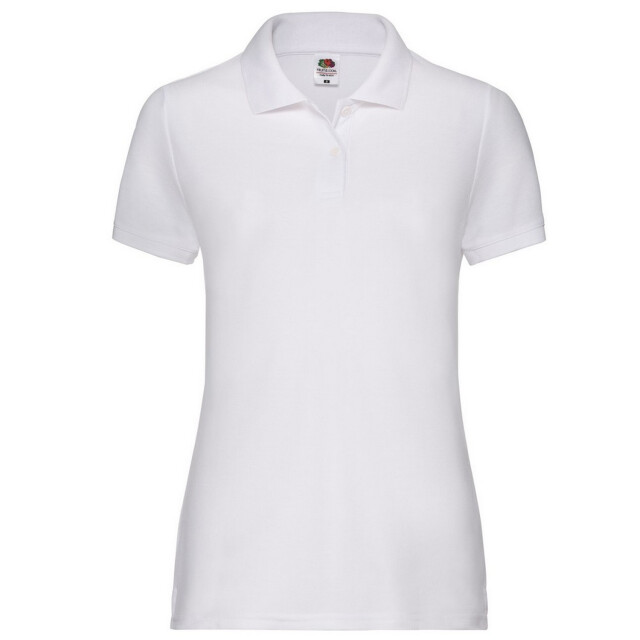 Fruit of the Loom Dames 65/35 poloshirt UTFK2265_white large