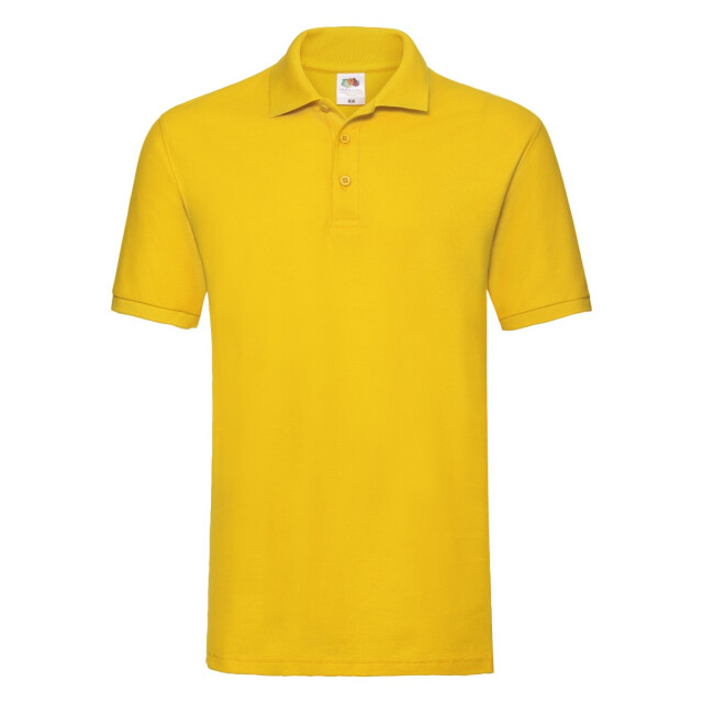 Fruit of the Loom Heren premium polo shirt UTFK2269_sunflower large