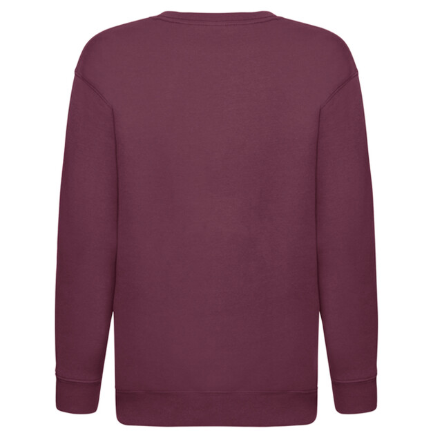 Fruit of the Loom Kinder/kids premium sweatshirt met inzetstuk UTFK2320_burgundy large