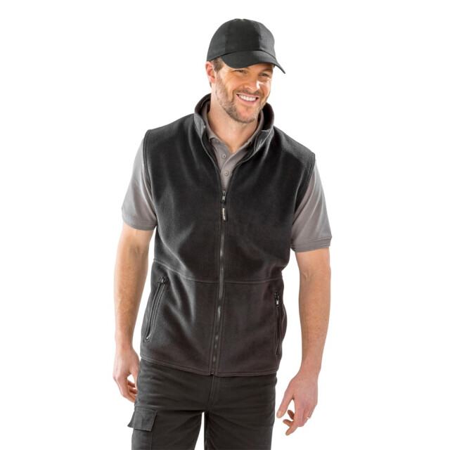 Result Heren fleece bodywarmer UTFK2271_black large