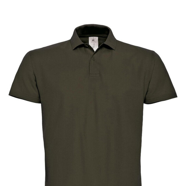 B and C Heren id.001 piqué poloshirt UTFK2248_brown large