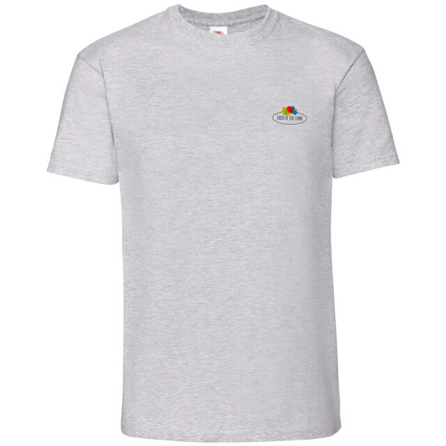 Fruit of the Loom Heren vintage logo bedrukt t-shirt UTFK2087_heathergrey large