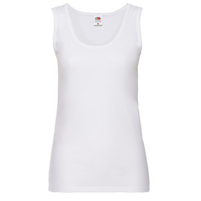 Fruit of the Loom Dames valueweight vest top UTFK2094_white large