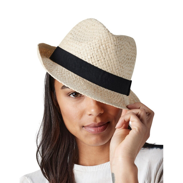 Beechfield Unisex festival trilby volwassenen UTFK2065_natural large