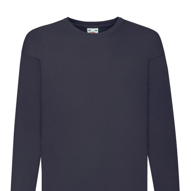 Fruit of the Loom Effen t-shirt met lange mouwen voor kinderen/kids UTFK2075_deepnavy large