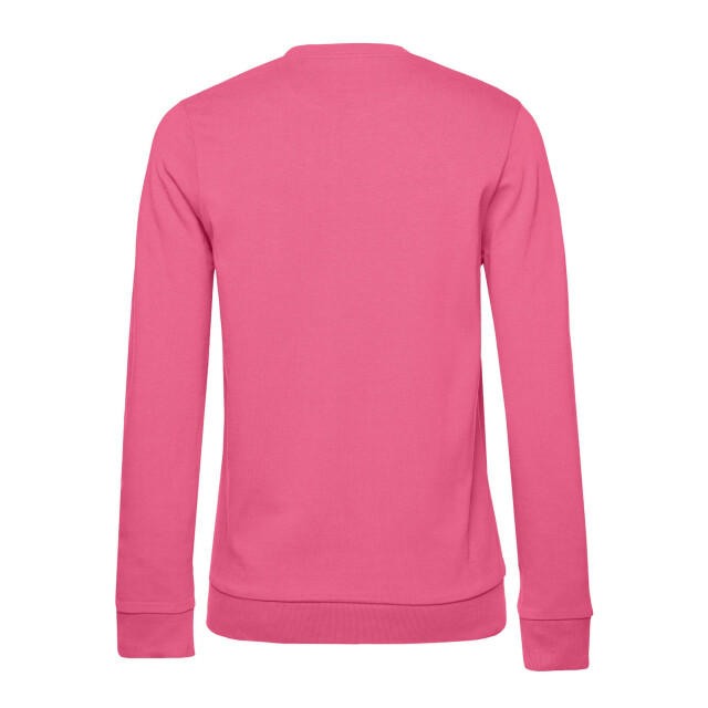B and C Dames frans terry sweatshirt met inzetstuk UTFK2404_pinkfizz large