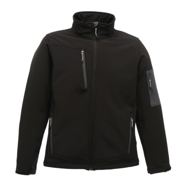 Regatta Heren arcola 3 layer soft shell jas UTFK2236_blacksealgrey large