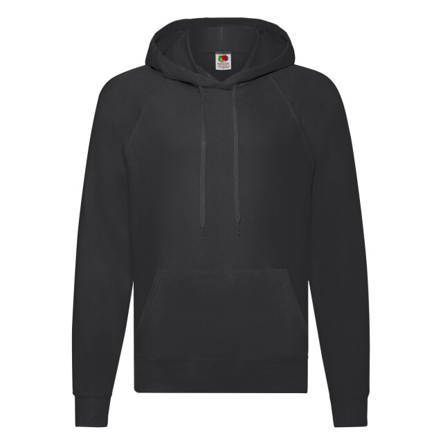Fruit of the Loom Heren lichtgewicht pullover hoodie UTFK2245_black large