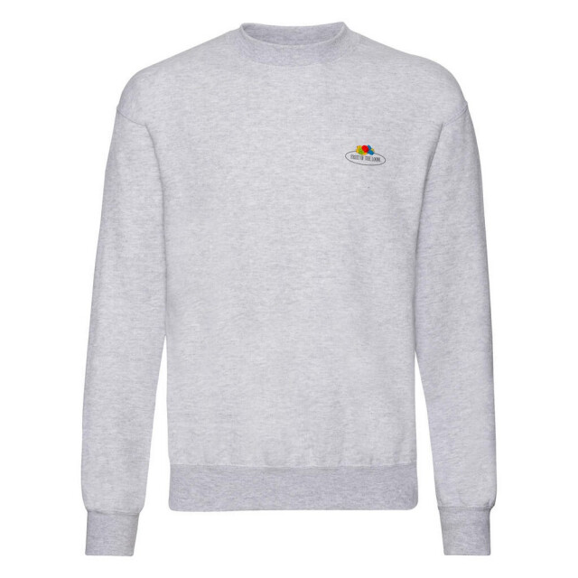 Fruit of the Loom Heren vintage sweatshirt met logoprint UTFK2256_heathergrey large