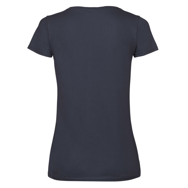 Fruit of the Loom Dames valueweight v hals t-shirt UTFK2216_deepnavy large