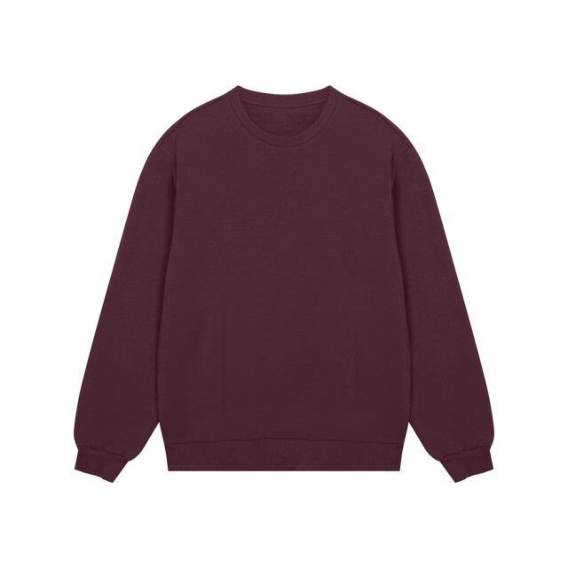 True Blanks Heren regular sweatshirt UTFK2226_maroon large