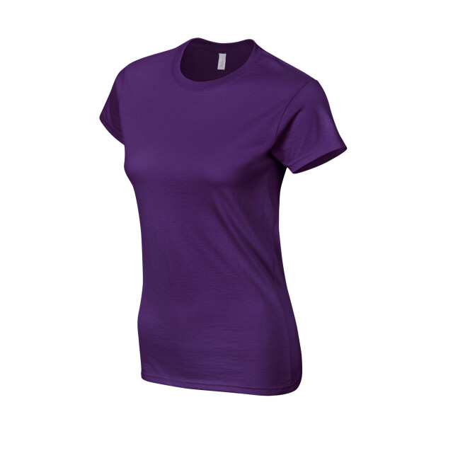 Gildan Dames ringspun cotton soft touch t-shirt UTFK2020_purple large