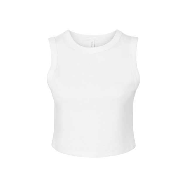 Bella + Canvas Dames muscle micro-rib cropped tank top UTFK2206_solidwhite large