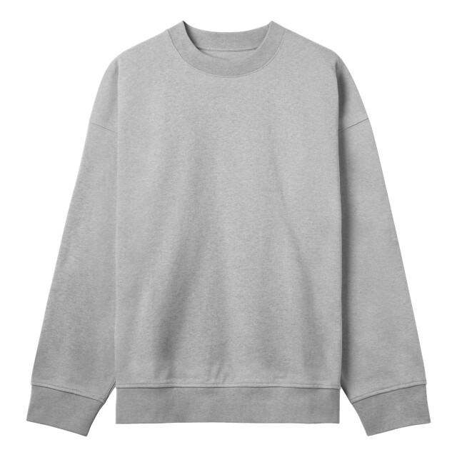 True Blanks Heren boxy sweatshirt UTFK2208_greymelange large