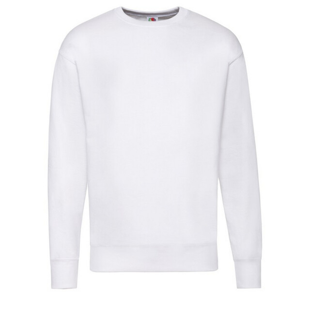 Fruit of the Loom Heren lichtgewicht set-in sweatshirt UTFK1988_white large
