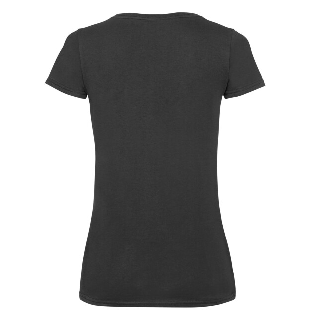 Fruit of the Loom Dames valueweight v hals t-shirt UTFK2216_black large