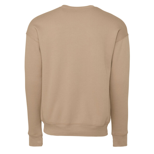 Bella + Canvas Unisex volwassen drop shoulder fleece top UTFK2143_tan large