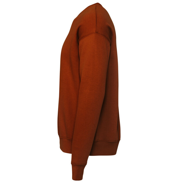 Bella + Canvas Unisex volwassen drop shoulder fleece top UTFK2143_brick large