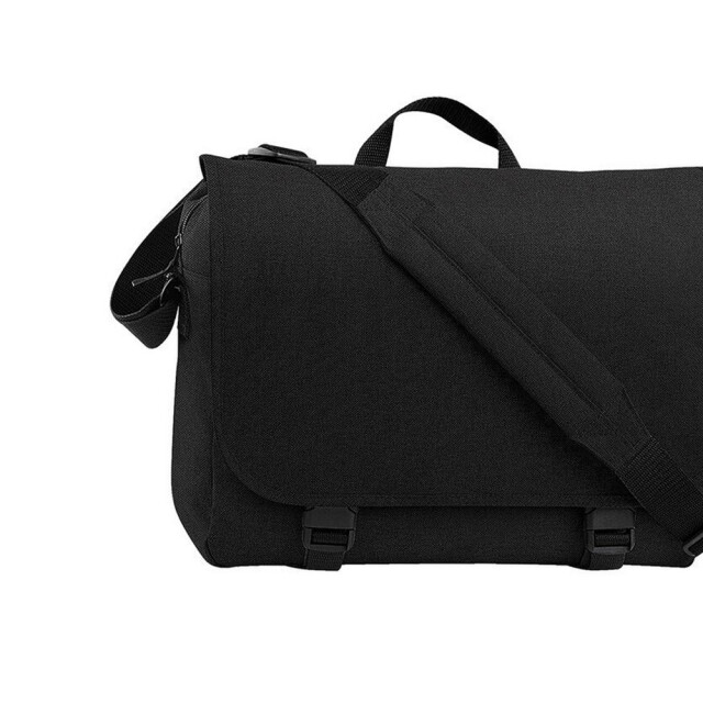 Bagbase Tweekleurige messenger bag UTFK2254_black large