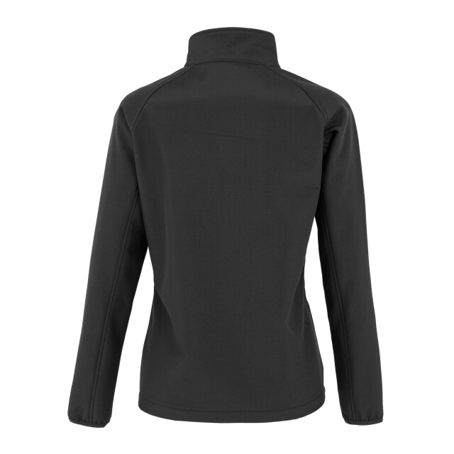 Result Dames 2-laags bedrukbaar softshell jack UTFK2184_black large