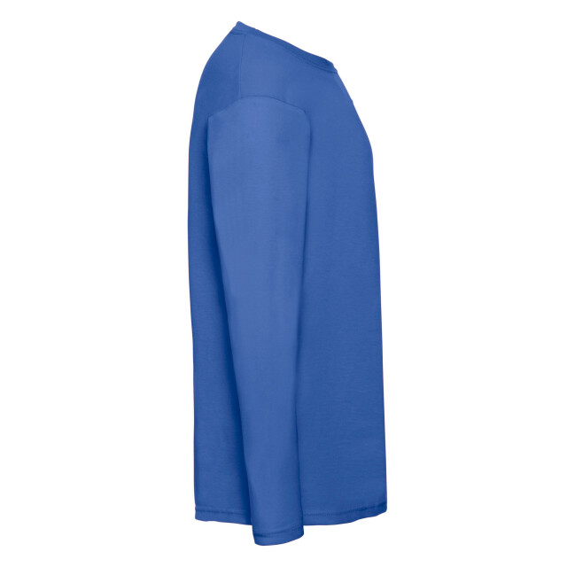 Fruit of the Loom Heren valueweight t-shirt met lange mouwen UTFK2119_royalblue large