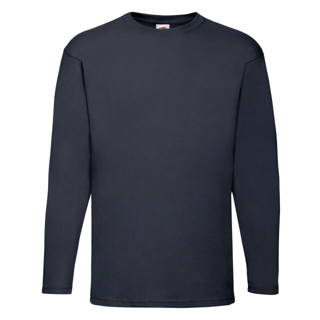Fruit of the Loom Heren valueweight t-shirt met lange mouwen UTFK2119_deepnavy large