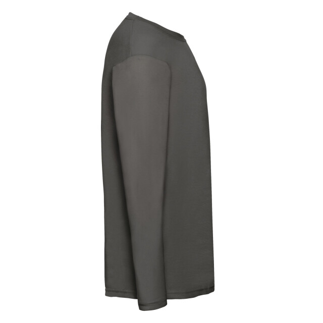 Fruit of the Loom Heren valueweight t-shirt met lange mouwen UTFK2119_lightgraphite large