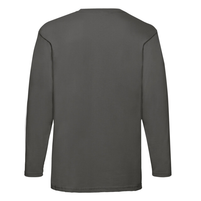 Fruit of the Loom Heren valueweight t-shirt met lange mouwen UTFK2119_lightgraphite large