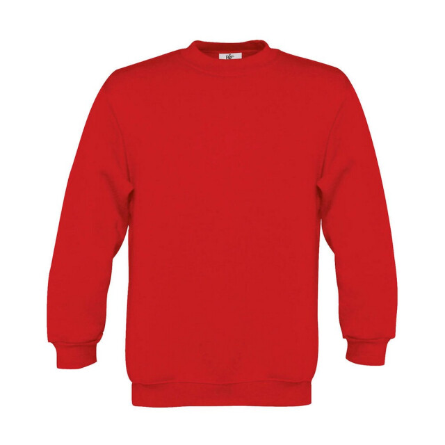 B and C Sweatshirt voor kinderen/kinders set-in UTFK1971_red large