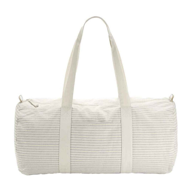 Westford Mill Vat gestreepte biologische katoenen tas UTFK1931_grey large