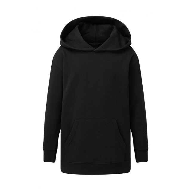 SG Kinderen/kinderen pullover hoodie UTFK1941_darkblack large