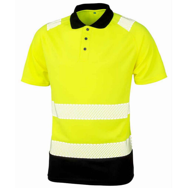 Result Unisex veiligheidspoloshirt voor volwassenen UTFK2156_fluorescentyellow large