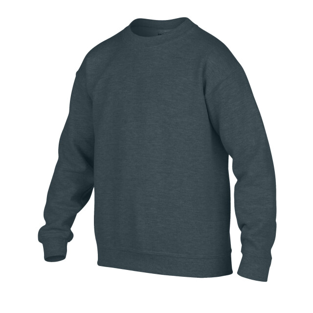 Gildan Sweatshirt met zware mouwen voor kinderen/kinderen UTFK1945_darkheather large